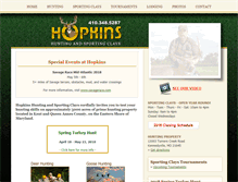 Tablet Screenshot of hopkinshunting-clays.com